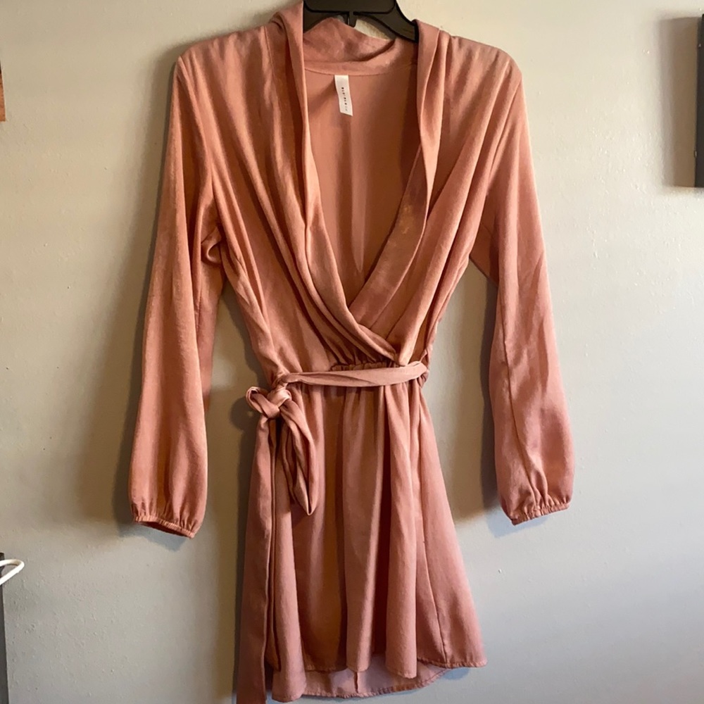 Cute satin dress